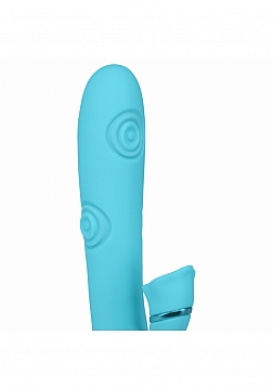 DOLCE VIVE - Fiore - Rechargeable Triple Motor - G-Spot Air Wave VIbrating and Tapping Flared Clit S