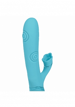 DOLCE VIVE - Fiore - Rechargeable Triple Motor - G-Spot Air Wave VIbrating and Tapping Flared Clit S