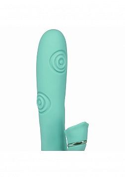 DOLCE VIVE - Fiore - Rechargeable Triple Motor - G-Spot Air Wave VIbrating and Tapping Flared Clit S