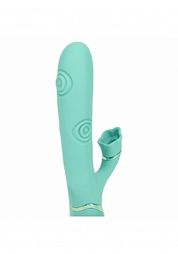 DOLCE VIVE - Fiore - Rechargeable Triple Motor - G-Spot Air Wave VIbrating and Tapping Flared Clit S