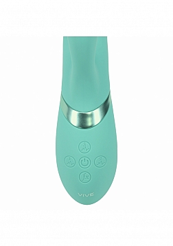 DOLCE VIVE - Fiore - Rechargeable Triple Motor - G-Spot Air Wave VIbrating and Tapping Flared Clit S