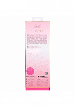 DOLCE VIVE - Fiore - Rechargeable Triple Motor - G-Spot Air Wave VIbrating and Tapping Flared Clit S