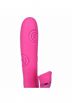 DOLCE VIVE - Fiore - Rechargeable Triple Motor - G-Spot Air Wave VIbrating and Tapping Flared Clit S