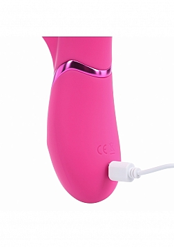 DOLCE VIVE - Fiore - Rechargeable Triple Motor - G-Spot Air Wave VIbrating and Tapping Flared Clit S