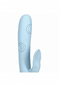 DOLCE VIVE - Fronda - Rechargeable Triple Motor - G-Spot VIbrating and Tapping Leaf Clit Stimulator 