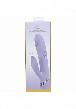 DOLCE VIVE - Fronda - Rechargeable Triple Motor - G-Spot VIbrating and Tapping Leaf Clit Stimulator 