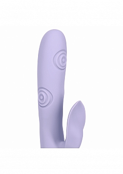DOLCE VIVE - Fronda - Rechargeable Triple Motor - G-Spot VIbrating and Tapping Leaf Clit Stimulator 