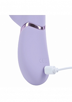 DOLCE VIVE - Fronda - Rechargeable Triple Motor - G-Spot VIbrating and Tapping Leaf Clit Stimulator 