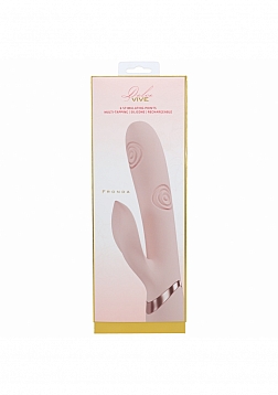 DOLCE VIVE - Fronda - Rechargeable Triple Motor - G-Spot VIbrating and Tapping Leaf Clit Stimulator 