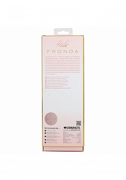 DOLCE VIVE - Fronda - Rechargeable Triple Motor - G-Spot VIbrating and Tapping Leaf Clit Stimulator 