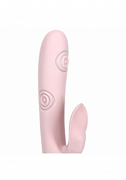 DOLCE VIVE - Fronda - Rechargeable Triple Motor - G-Spot VIbrating and Tapping Leaf Clit Stimulator 