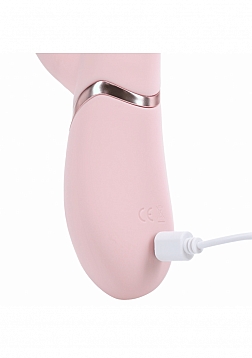 DOLCE VIVE - Fronda - Rechargeable Triple Motor - G-Spot VIbrating and Tapping Leaf Clit Stimulator 