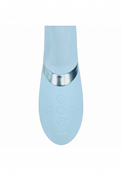 DOLCE VIVE - Pallina - Rechargeable Triple Motor - G-Spot VIbrating and Tapping Beads Clit Stimulato