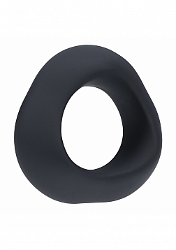LEVELZ - Ergo Liquid Silicone Cock Ring - Black