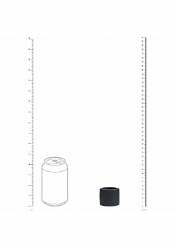 LEVELZ - Liquid Silicone Ball Strap - L - 34mm - Black