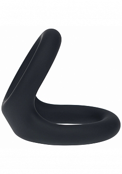 LEVELZ - Double O Silicone Cock Ring - M - Black