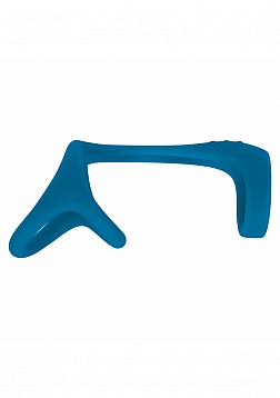 LEVELZ - Tri O Silicone Shaft Cock & Ball Ring - Teal