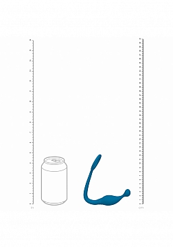 LEVELZ - Silicone Cock Ring with Prostate Stimulator - S - Teal