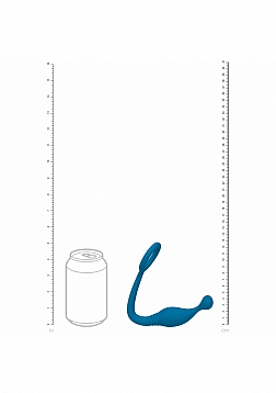 LEVELZ - Silicone Cock Ring with Prostate Stimulator - M - Teal