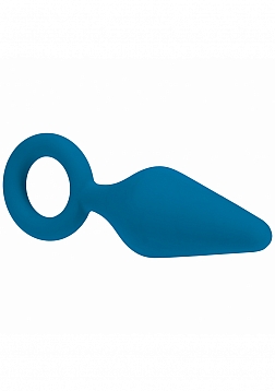 LEVELZ - Silicone Anal Plug with Loop - Small - Teal
