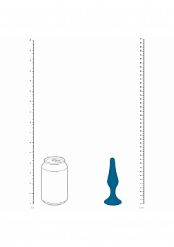LEVELZ - Slim Silicone Anal Plug - Medium - Teal