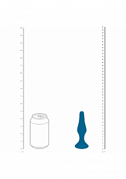 LEVELZ - Slim Silicone Anal Plug - Large - Teal