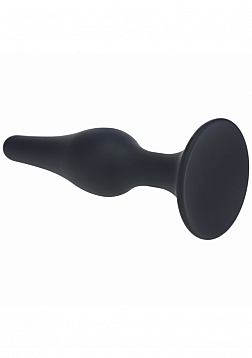 LEVELZ - Slim Silicone Anal Plug - XLarge - Black