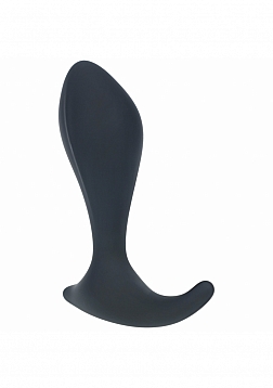 LEVELZ - Single Ripple Silicone Prostate Massager - Black
