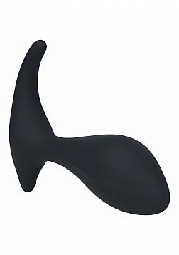 LEVELZ - Single Ripple Silicone Prostate Massager - Black