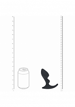 LEVELZ - Double Ripple Silicone Prostate Massager - Black