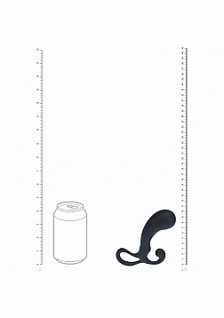 LEVELZ - Bulb with Loop Silicone Prostate Massagerr - Medium - Black