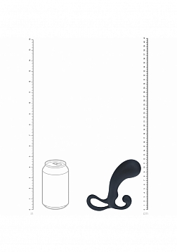 LEVELZ - Bulb with Loop Silicone Prostate Massager - Large - Black