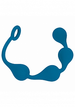 LEVELZ - Waterdrop Silicone Anal Balls -M - 30mm - Teal