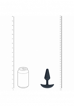 LEVELZ - Classic Vibrating Silicone Anal Plug - Small - Black