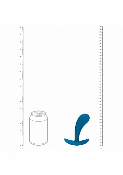 LEVELZ - Vibrating Silicone Prostate Stimulator Anal Plug - Small - Teal
