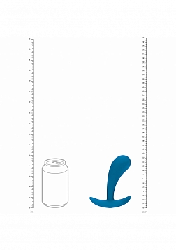 LEVELZ - Vibrating Silicone Prostate Stimulator Anal Plug - Medium - Teal