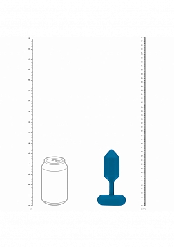 LEVELZ - Hexagonal Vibrating Silicone Anal Plug - Large - Teal