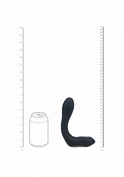 LEVELZ - Vibrating - Heating - Bendable - Tapping Silicone Prostate Stimulator - Black