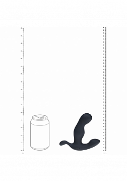 LEVELZ - Heating & Vibrating Silicone Prostate Stimulator - Black