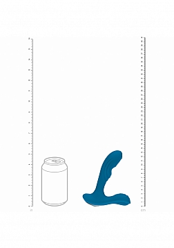 LEVELZ - Vibrating & Tapping Silicone Prostate Massager with Ball Stimulator - Teal