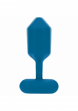 LEVELZ - Hexagonal Vibrating Silicone Anal Plug - Small - Teal