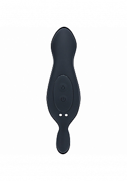 LEVELZ - Heating & Vibrating Silicone Prostate Stimulator - Black