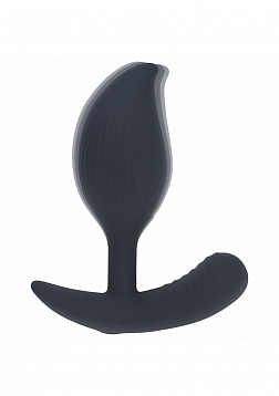 LEVELZ - Remote Control Vibrating Liquid Silicone Anal Plug - Black