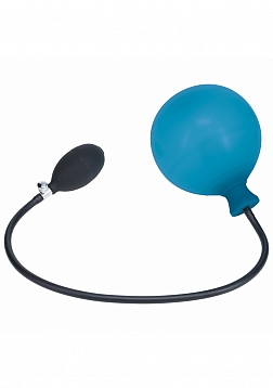 LEVELZ - Ribbed Inflatable Silicone Anal Plug - Teal