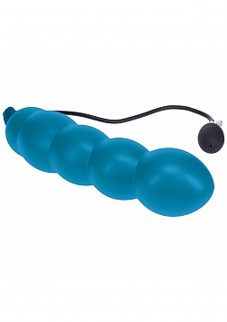LEVELZ - Beaded Inflatable Silicone Anal Plug - Teal