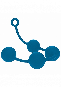 LEVELZ - Round Silicone Anal Balls - XXL - 60mm - Teal