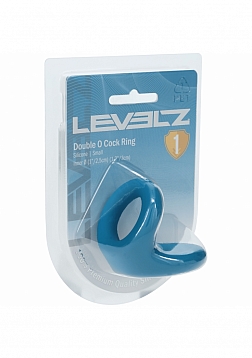LEVELZ - Double O Silicone Cock Ring - S - Teal
