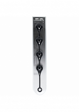 LEVELZ - Waterdrop Silicone Anal Balls - XXL - 60mm - Black