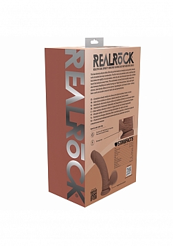 RealRock - Rechargeable - Dual Layered - Liquid Silicone - Vibrating - Curved - Weighted Balls - 7\
