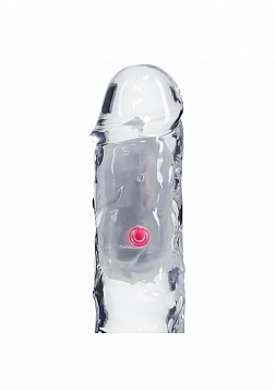 RealRock - Wireless Rechargeable - Remote Control - LED - Vibrating - Regular Straight No Balls - 6\